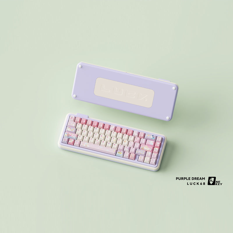 [In Stock] Luck68 Ball-catched Tri-mode RGB Prebuilt Mechanical Keyboard