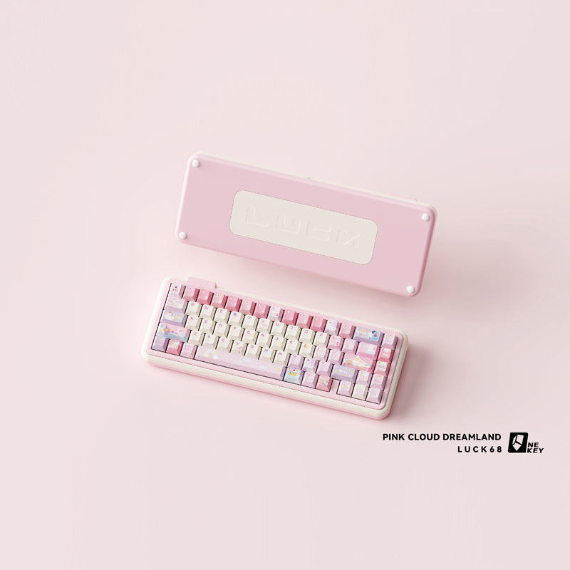 [In Stock] Luck68 Ball-catched Tri-mode RGB Prebuilt Mechanical Keyboard