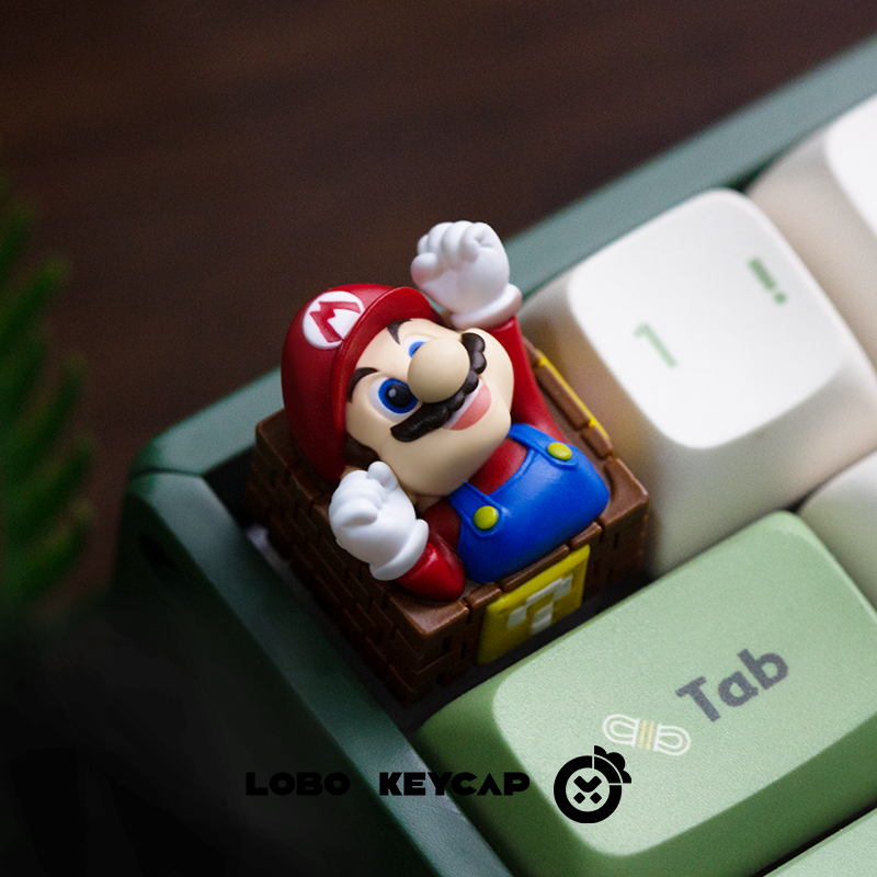 [In Stock] Super Mario Resin Artisan Keycap