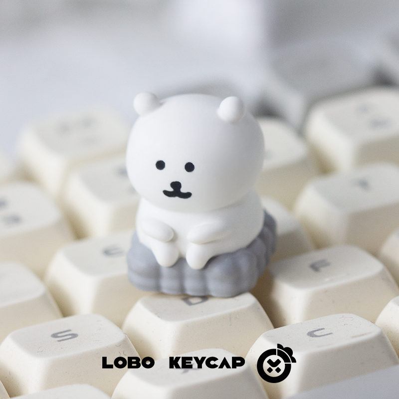 [In Stock] Nagano Joke Bear Resin Artisan Keycap