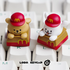 [In Stock] Maltese Puppy Life Translucent Resin Artisan Keycap