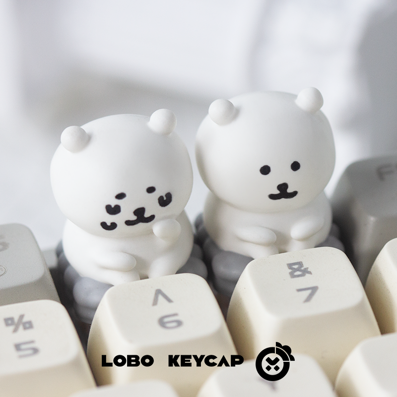 [In Stock] Nagano Joke Bear Resin Artisan Keycap