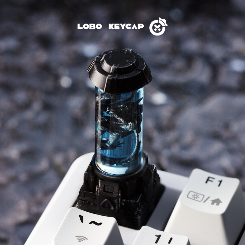 [In Stock] Alien Handmade Light-Through Artisan Keycap