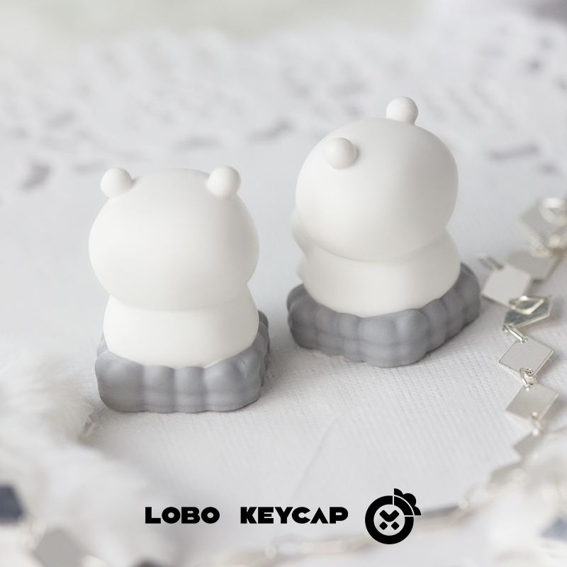 [In Stock] Nagano Joke Bear Resin Artisan Keycap