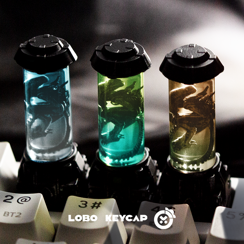 [In Stock] Alien Handmade Light-Through Artisan Keycap