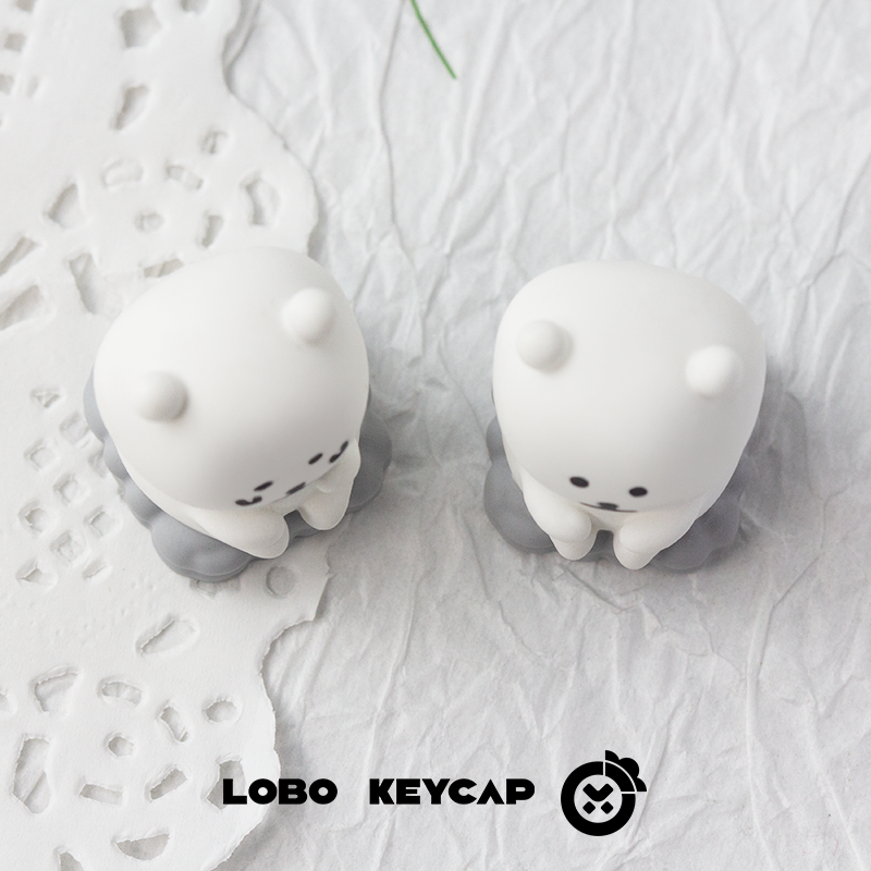 [In Stock] Nagano Joke Bear Resin Artisan Keycap
