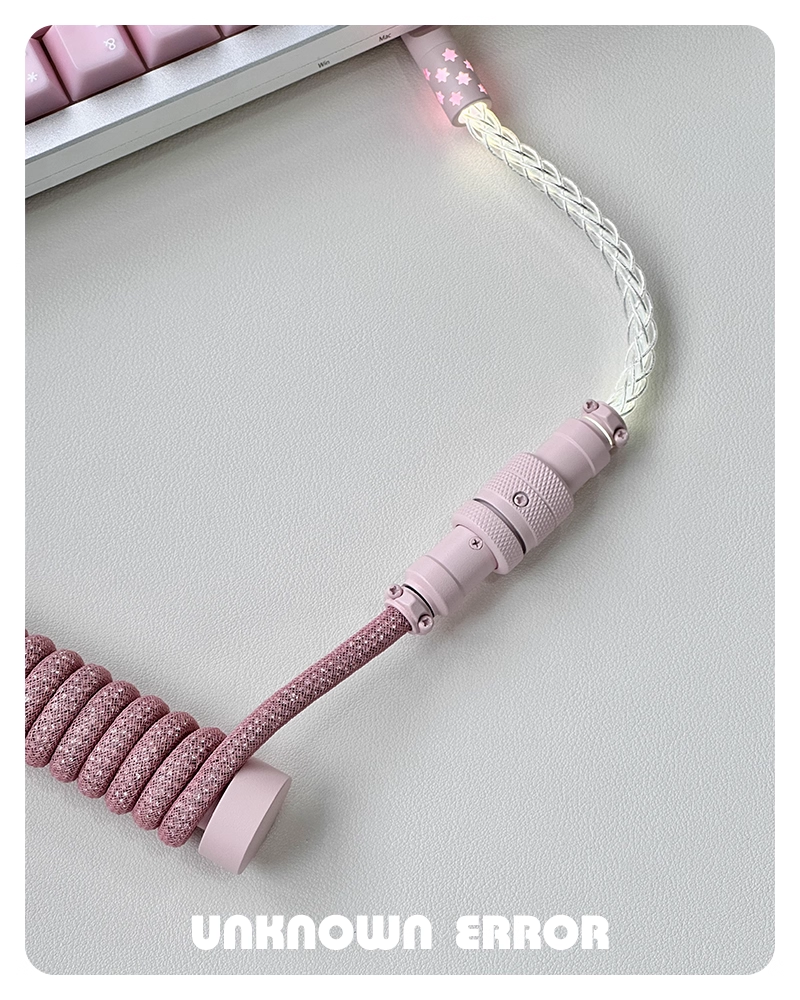 [In Stock] Z57 USB-C RGB Aviator Handmade Short Coiled Cable