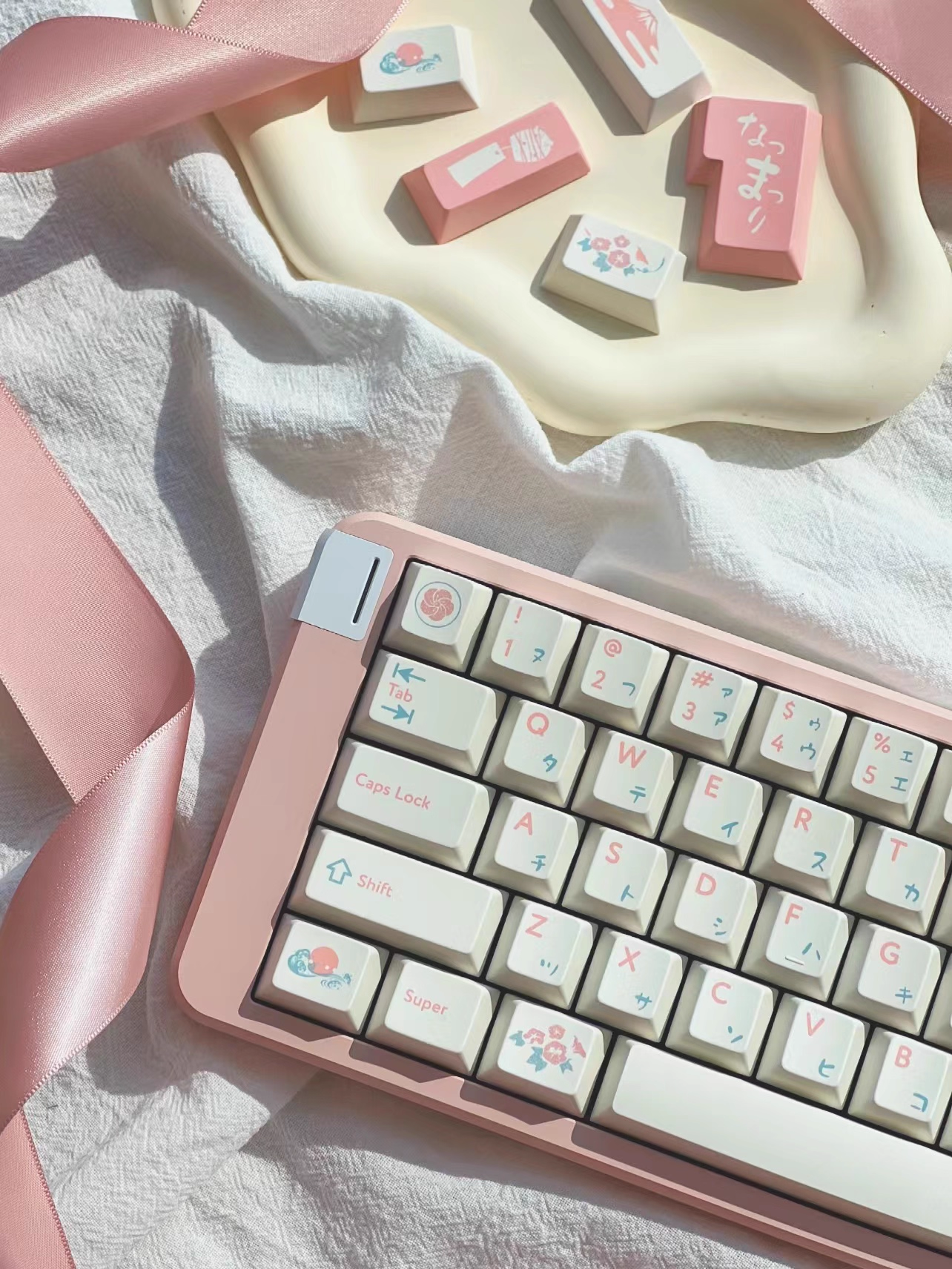 [In Stock] Natsu Matsuri Cherry Profile Dye Sublimation PBT Keycaps