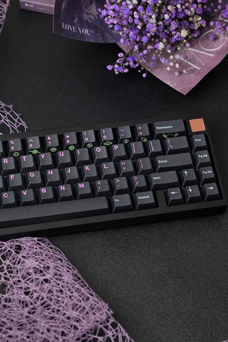 [In Stock] Wandering Planet Dye Subliamtion PBT Cherry Profile Keycaps