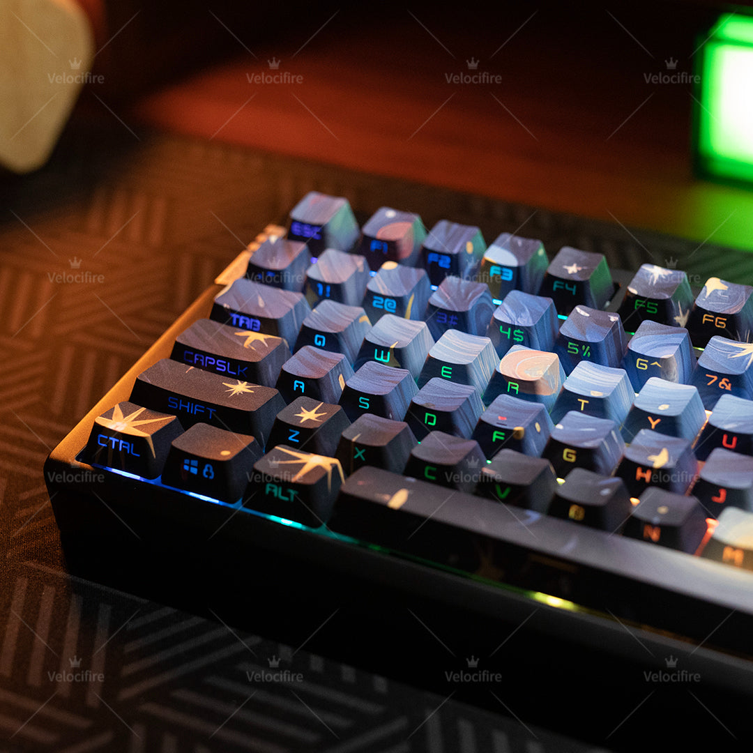 [In Stock] Van Gogh The Starry Night  OEM Profile Dye Sublimation PBT Keycaps