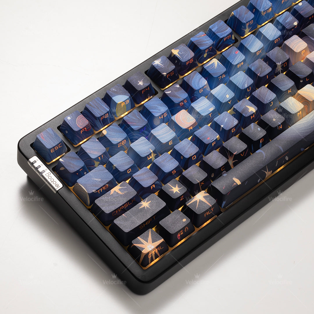 [In Stock] Van Gogh The Starry Night  OEM Profile Dye Sublimation PBT Keycaps