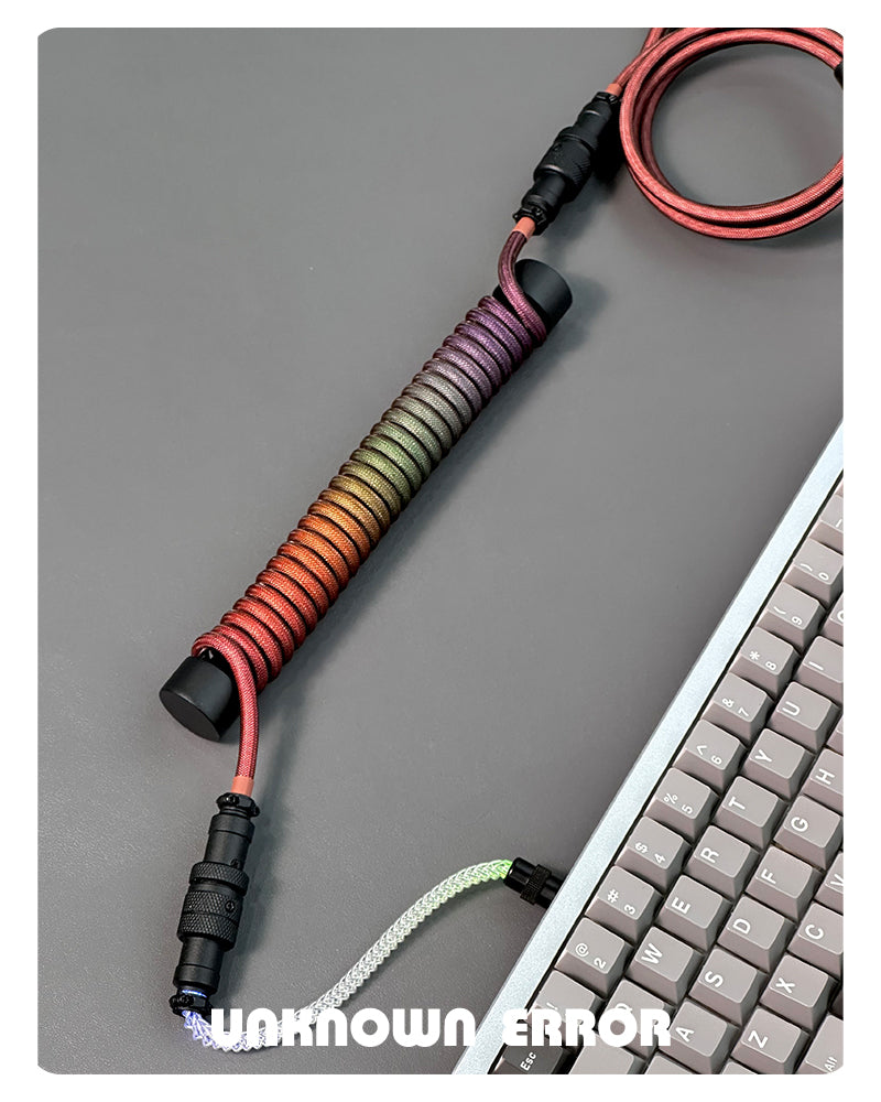[In Stock] Z47 USB-C RGB Aviator Handmade Coiled Cable