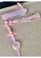 [In Stock] Pink Lazy Cat USB-C RGB Aviator Handmade Coiled Cable