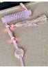 [In Stock] Pink Lazy Cat USB-C RGB Aviator Handmade Coiled Cable