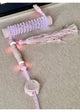 [In Stock] Pink Lazy Cat USB-C RGB Aviator Handmade Coiled Cable