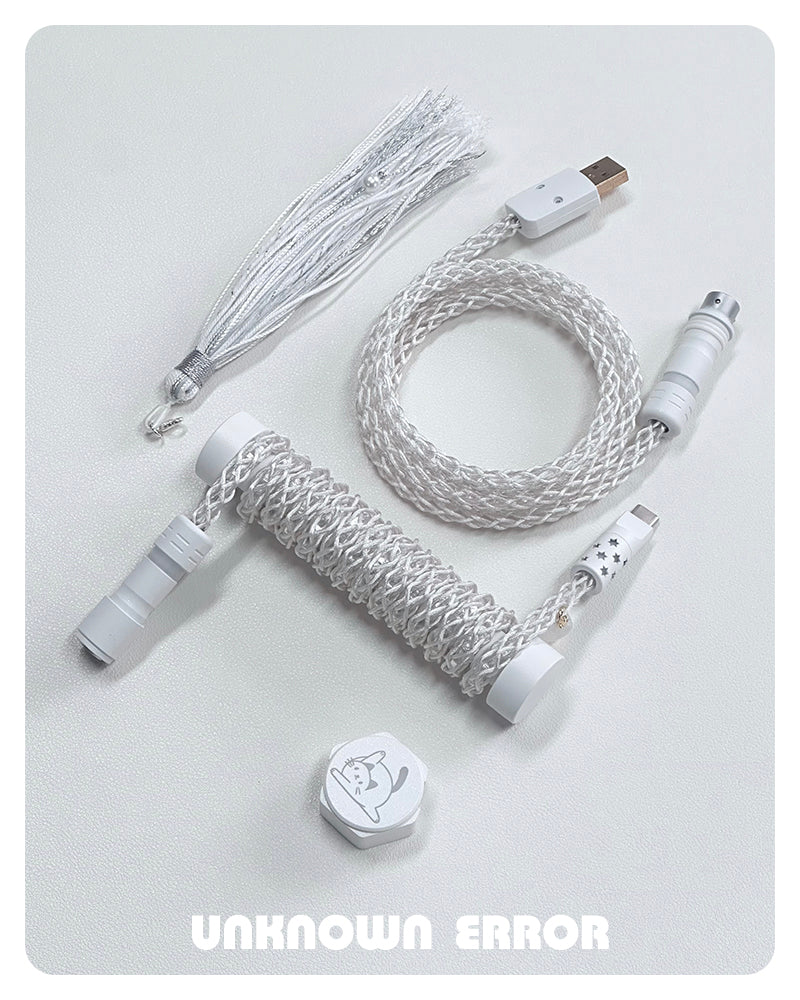 [In Stock] Lazy Cat USB-C RGB Aviator Handmade Coiled Cable