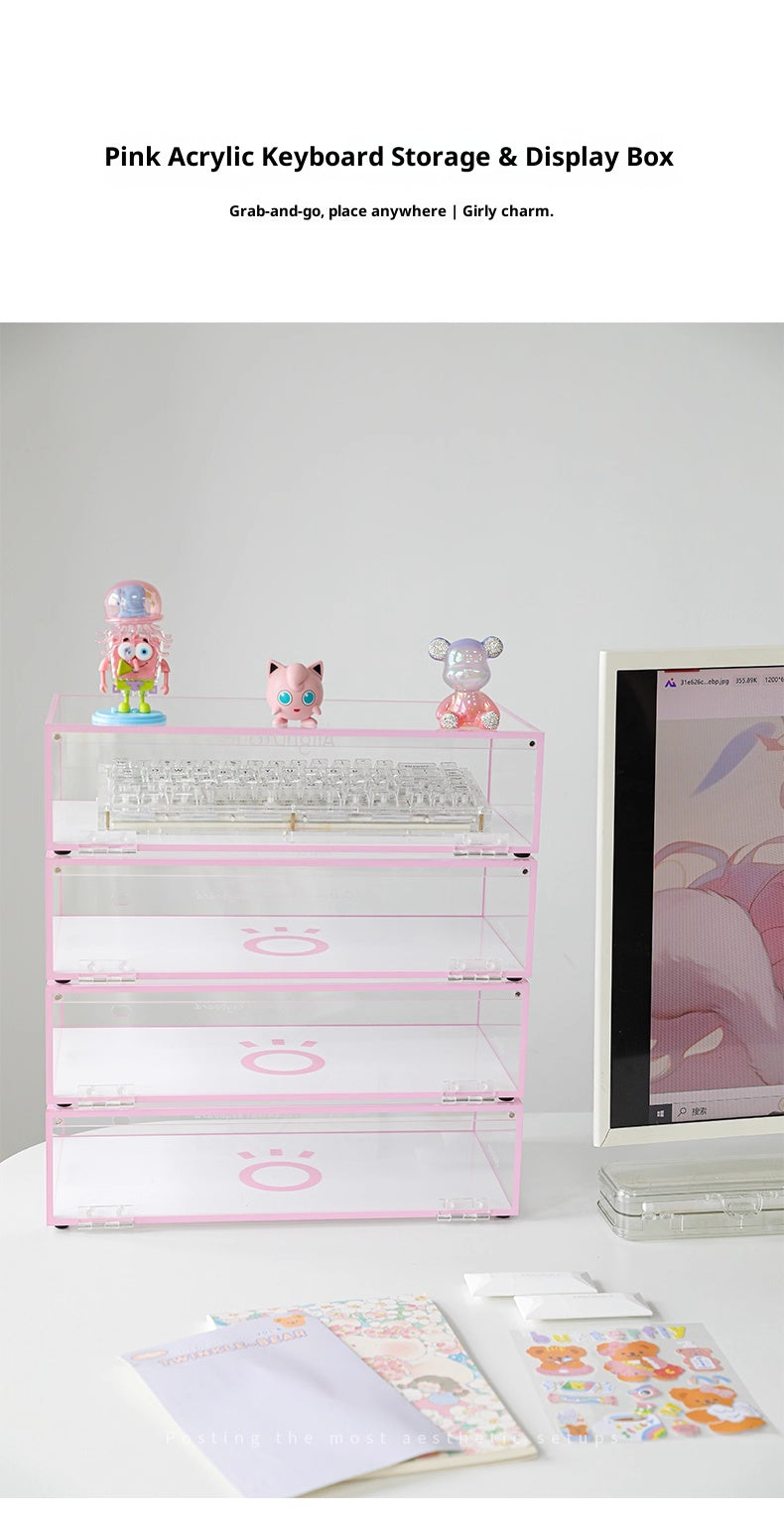 [In Stock] A98 High-Transparency Keyboard Storage & Display Case
