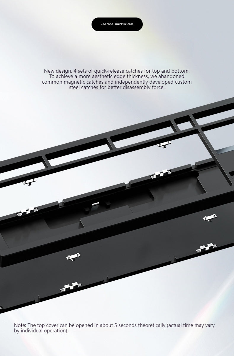 [In Stock] Weikav STARS80 Standard Version Mechanical Keyboard, Aluminum , Tri-mode, Suitable for Office Use, Gaming, and Esports