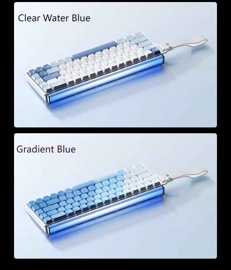 [In Stock] Weikav AIR 68 Magnetic Switch Wired Gaming Keyboard,68% Rapid Trigger Hall Effect Keyboard with Adjustable Actuation HotSwap RGB Snap Tap Hyper-Fast 8K Hz Polling Rate for PC/Mac Gamer