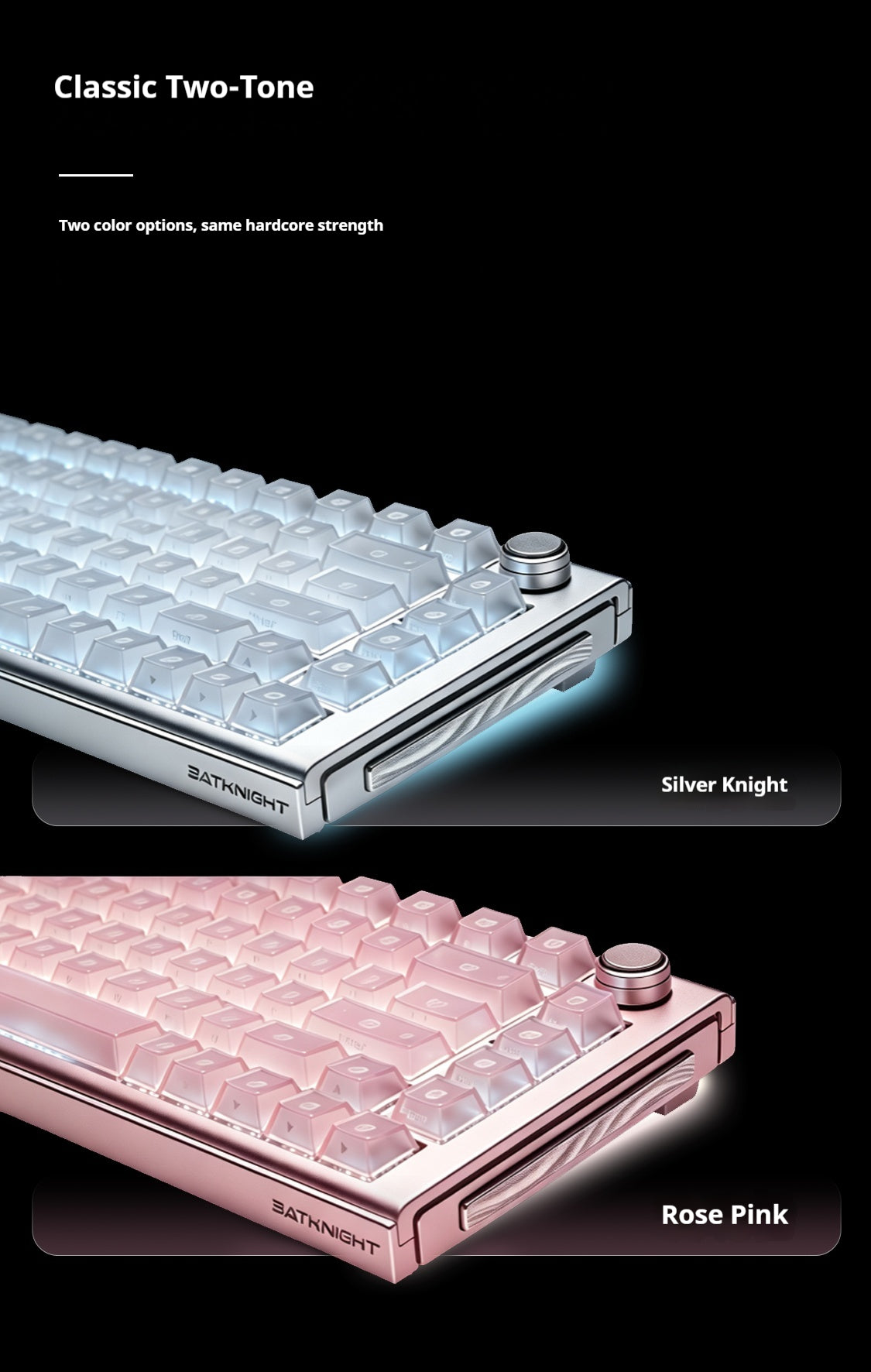 [In-stock ]Bat Knight FLY75 | 75% Aluminum Magnetic Switch Keyboard – Quick Detachable Waterproof Wired Gaming Keyboard