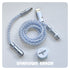 [In Stock] Blue Bird USB-C RGB Aviator Handmade Coiled Cable
