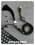[In Stock] Ink Black USB-C RGB Aviator Handmade Coiled Cable