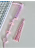 [In Stock] Pink Lazy Cat USB-C RGB Aviator Handmade Coiled Cable