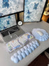 [In Stock] Cloud PU Leather & Memory Foam Mouse Pad