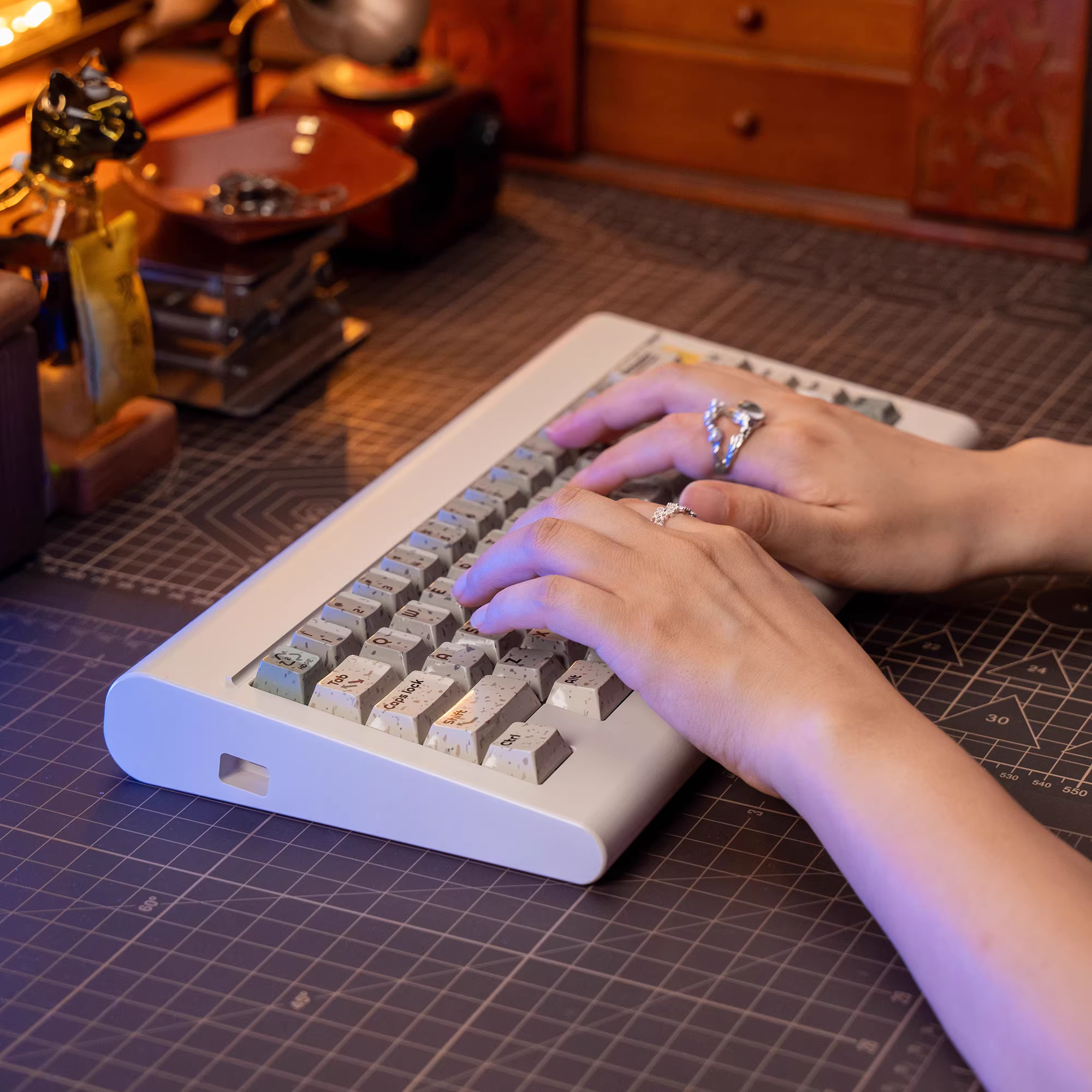 [In Stock] JKDK Regenerate Keycaps Set ,Cherry Profile ,PBT  ,Complete Set, 5-Side Dye Sublimation