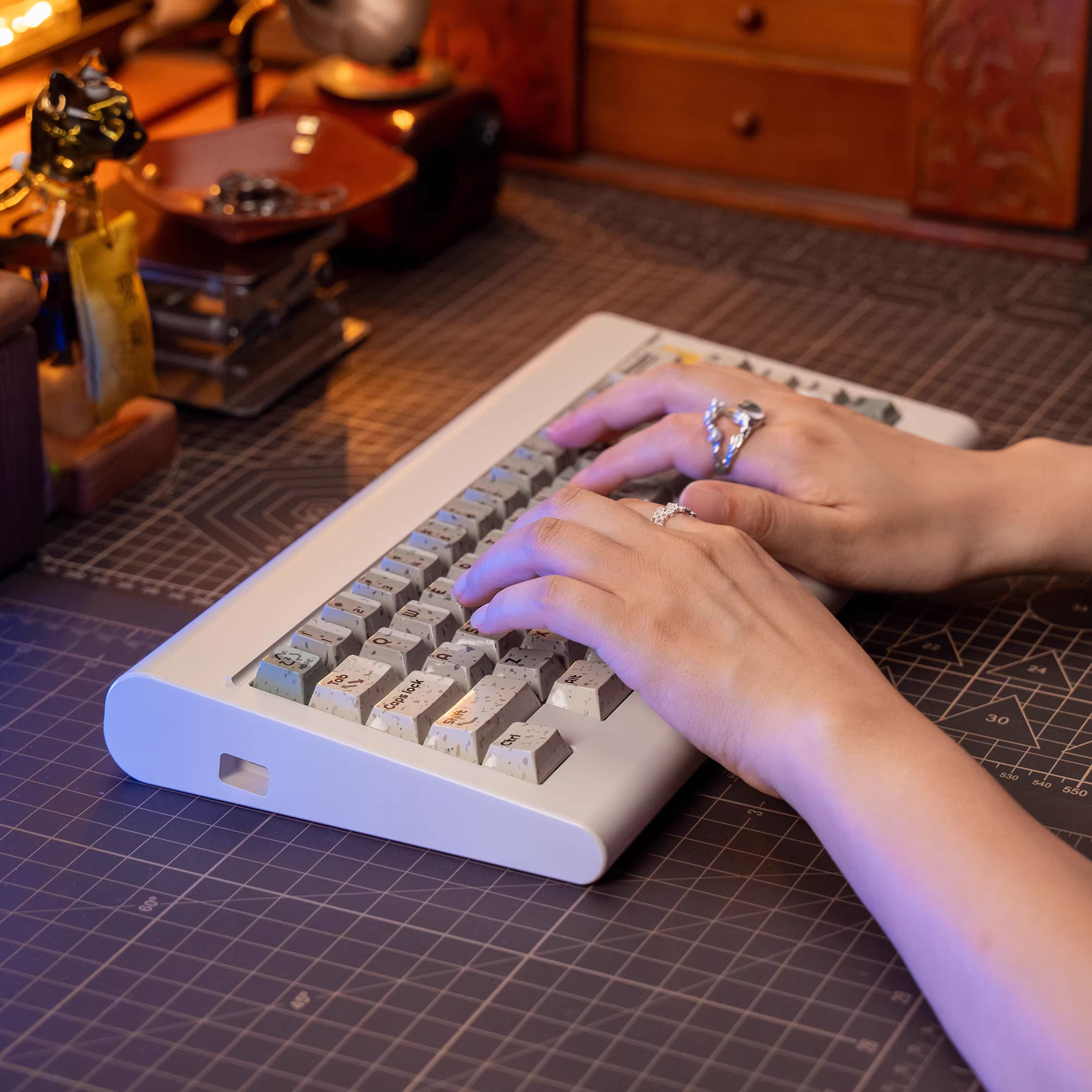 [In Stock] JKDK Regenerate Keycaps Set ,Cherry Profile ,PBT  ,Complete Set, 5-Side Dye Sublimation