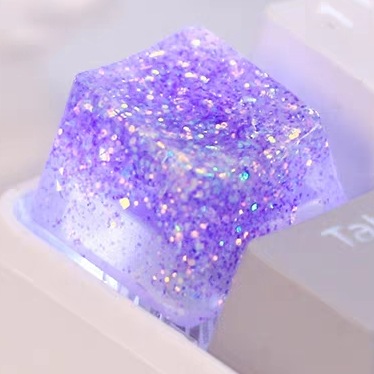 [In Stock] Translucent Glitter Dream Artisan Keycaps