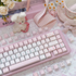 [In Stock] Rose Whisper Dye Sublimation PBT Cherry Profile Keycaps