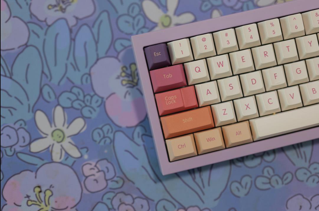 [In Stock] Carmine Cloud PBT Keycap Set