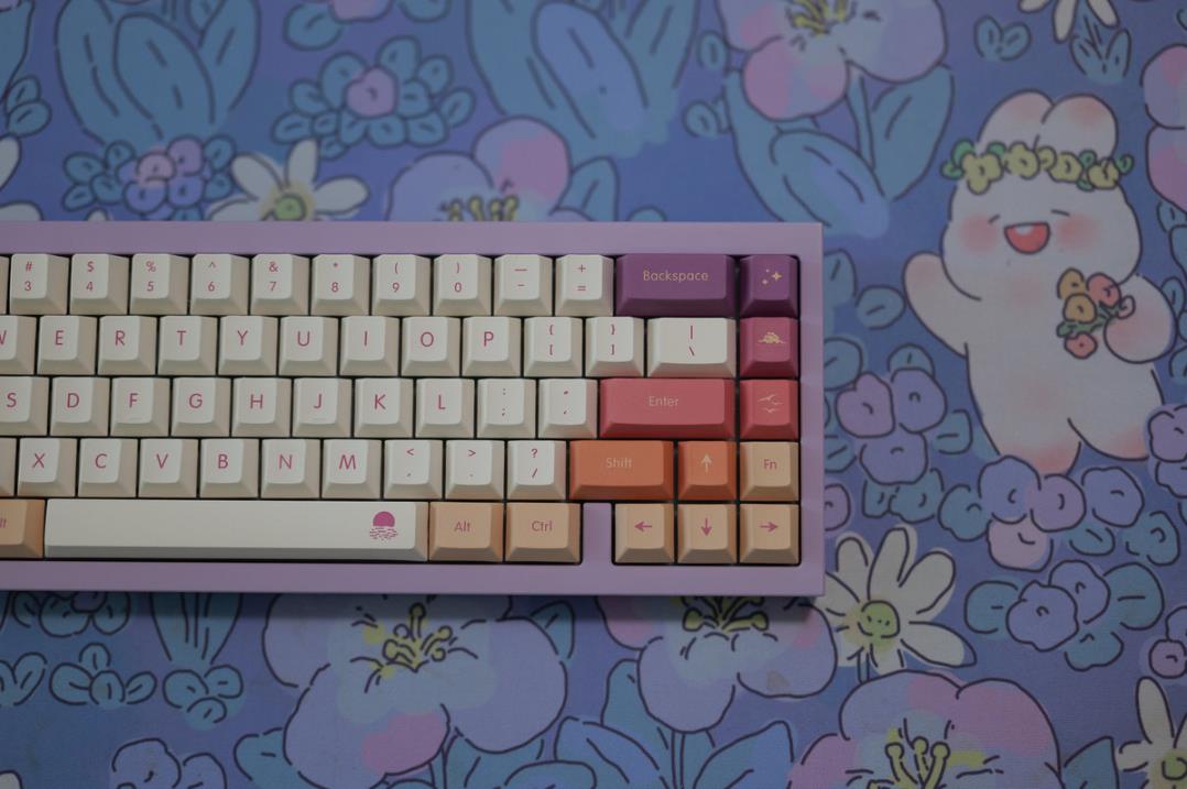 [In Stock] Carmine Cloud PBT Keycap Set