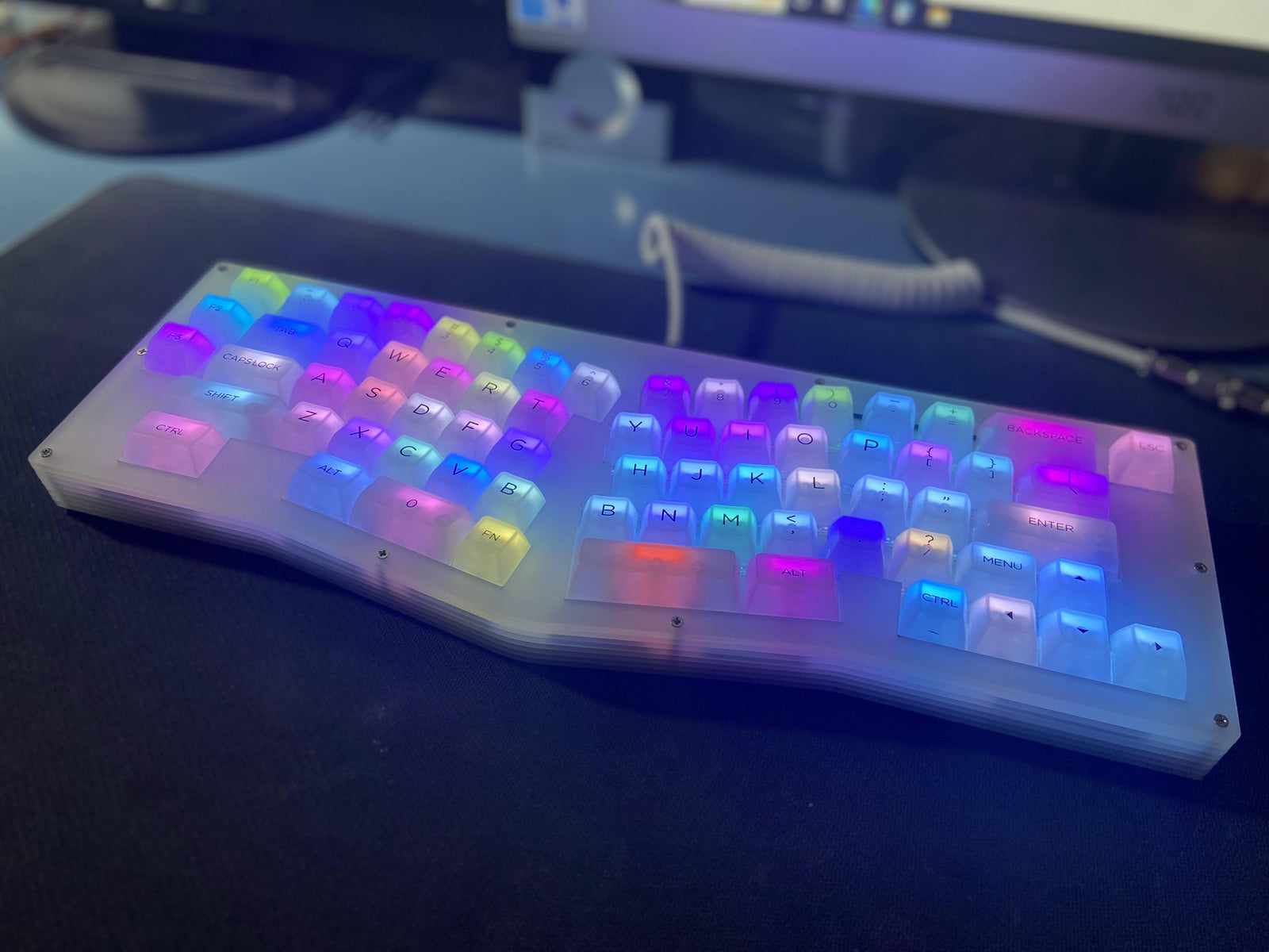 [In Stock] CK Alice Ergonomics Wired Mechanical Keyboard Kit