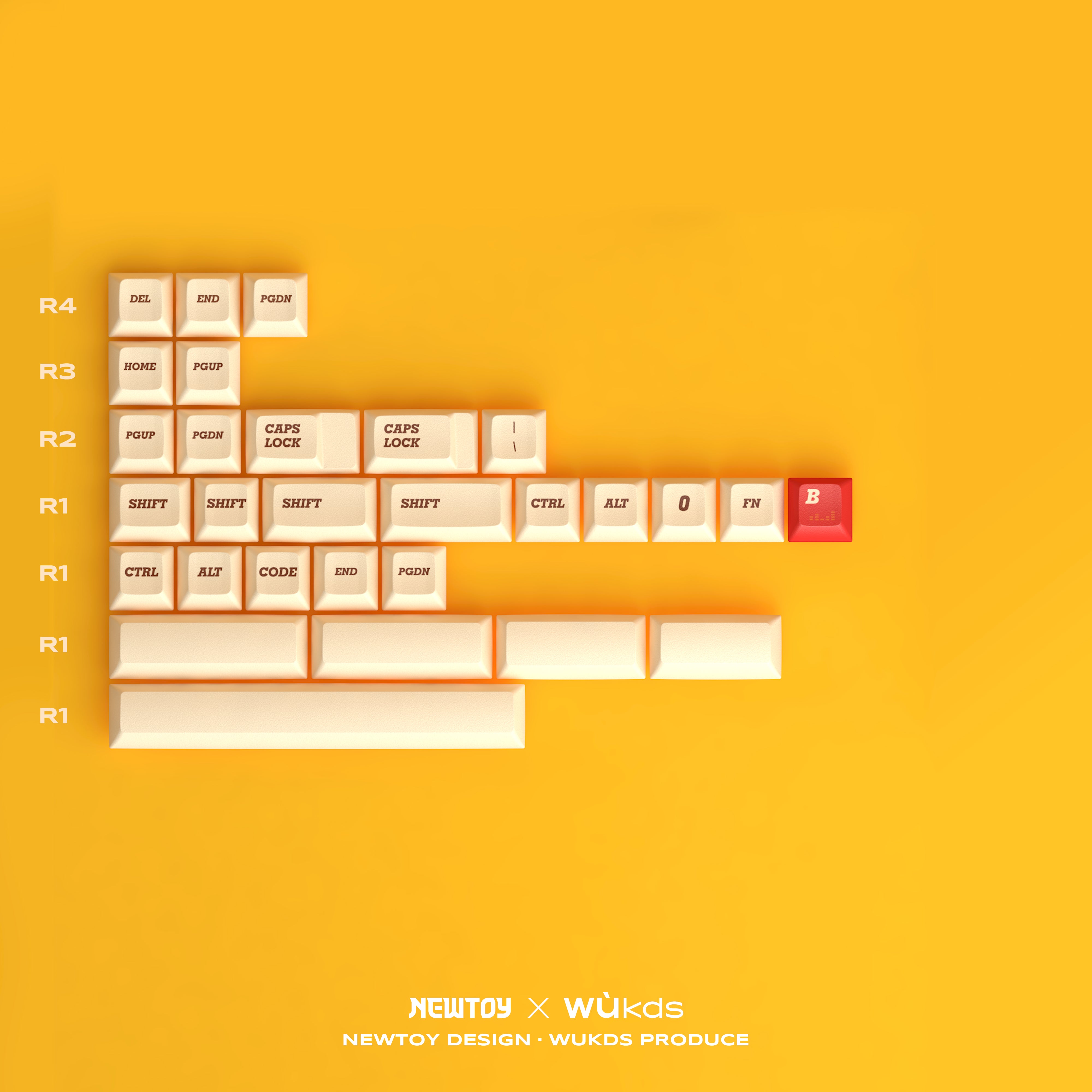 [In Stock] Vintage 1970 PBT Keycap Set