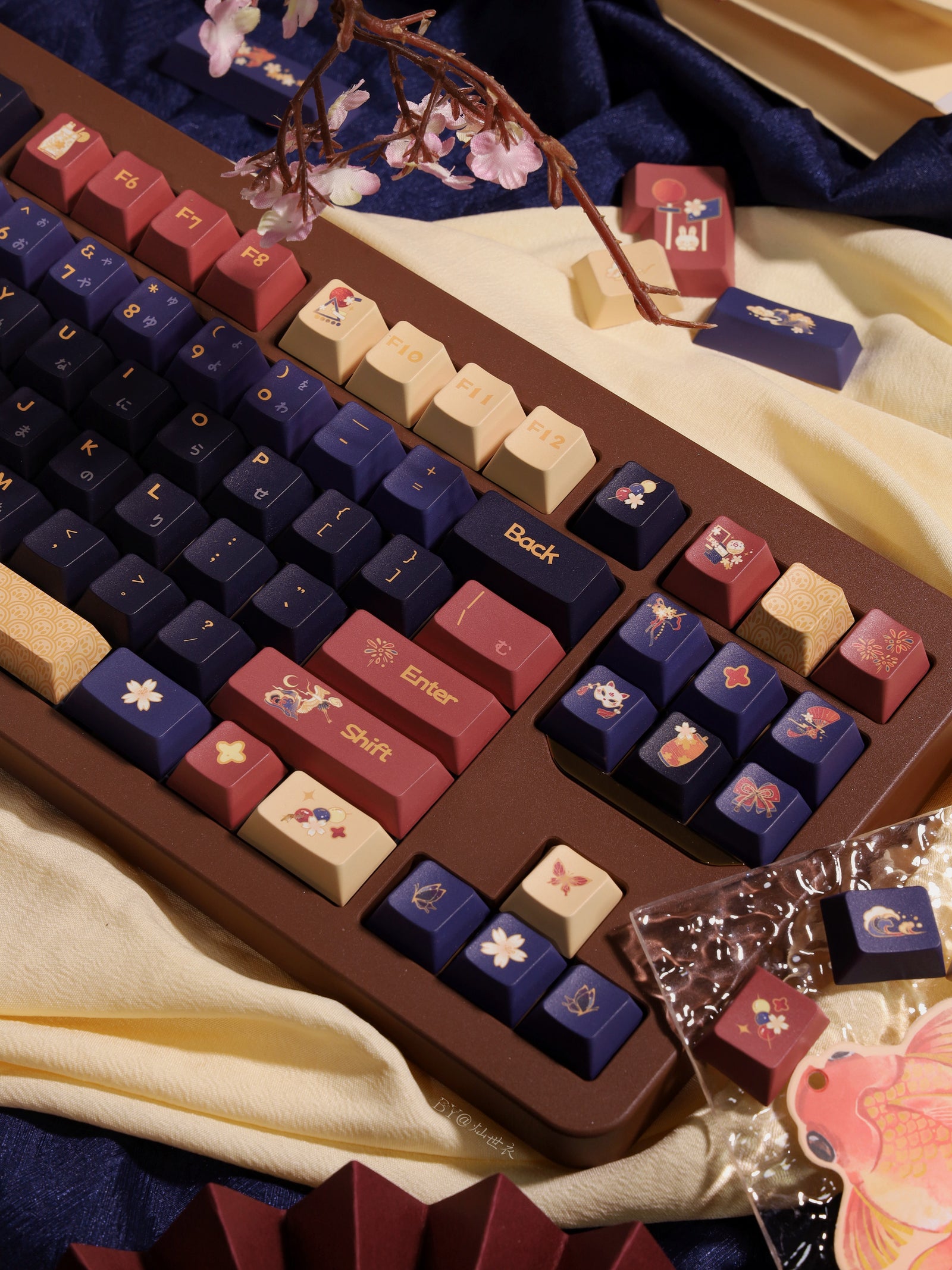 [In Stock] HeiSei Monogatari Japanese Root PBT Cherry Keycaps
