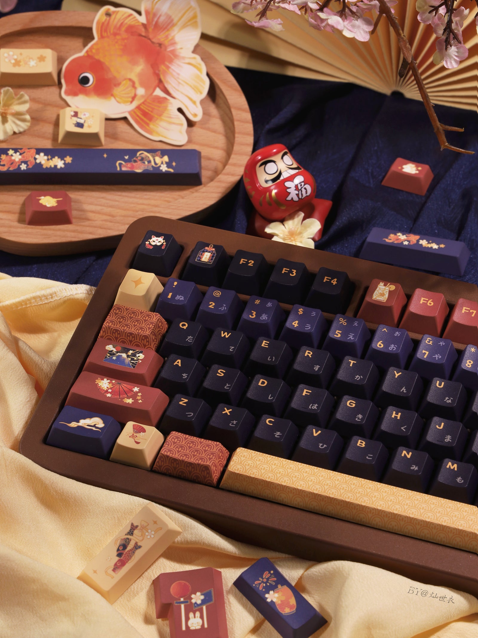 [In Stock] HeiSei Monogatari Japanese Root PBT Cherry Keycaps