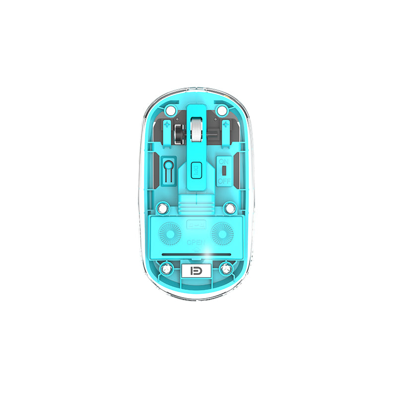 [In Stock] E618D Wireless 2.4G BlueTooth Transparent Mouse