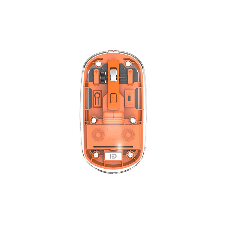[In Stock] E618D Wireless 2.4G BlueTooth Transparent Mouse