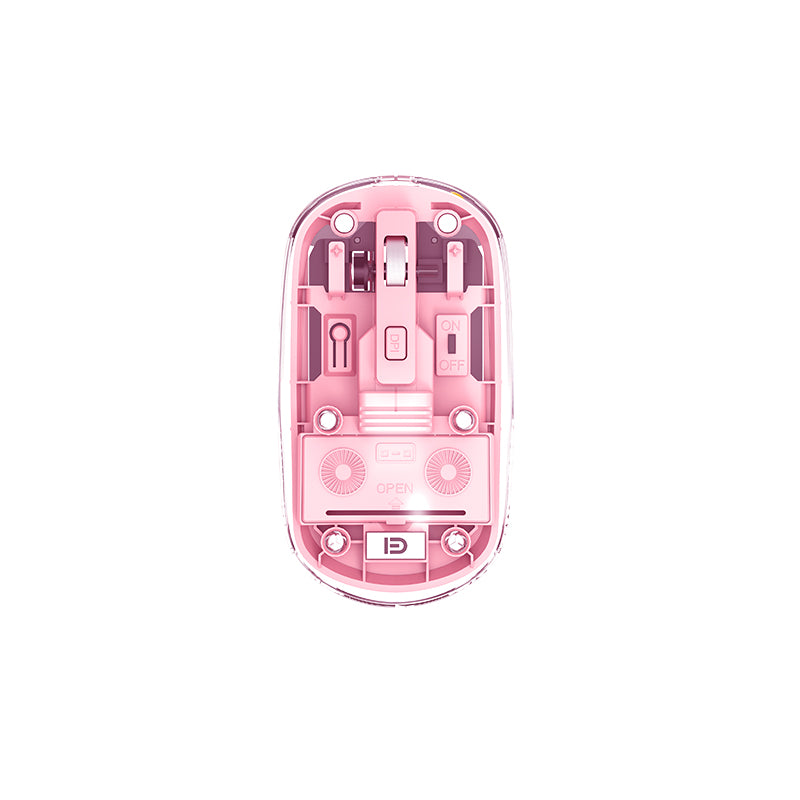 [In Stock] E618D Wireless 2.4G BlueTooth Transparent Mouse