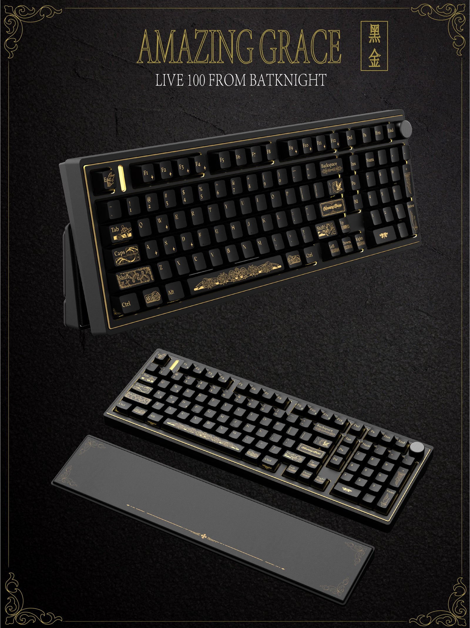 [In Stock] Bat Knight Live100 98% Pre-Built Mechanical Keyboard