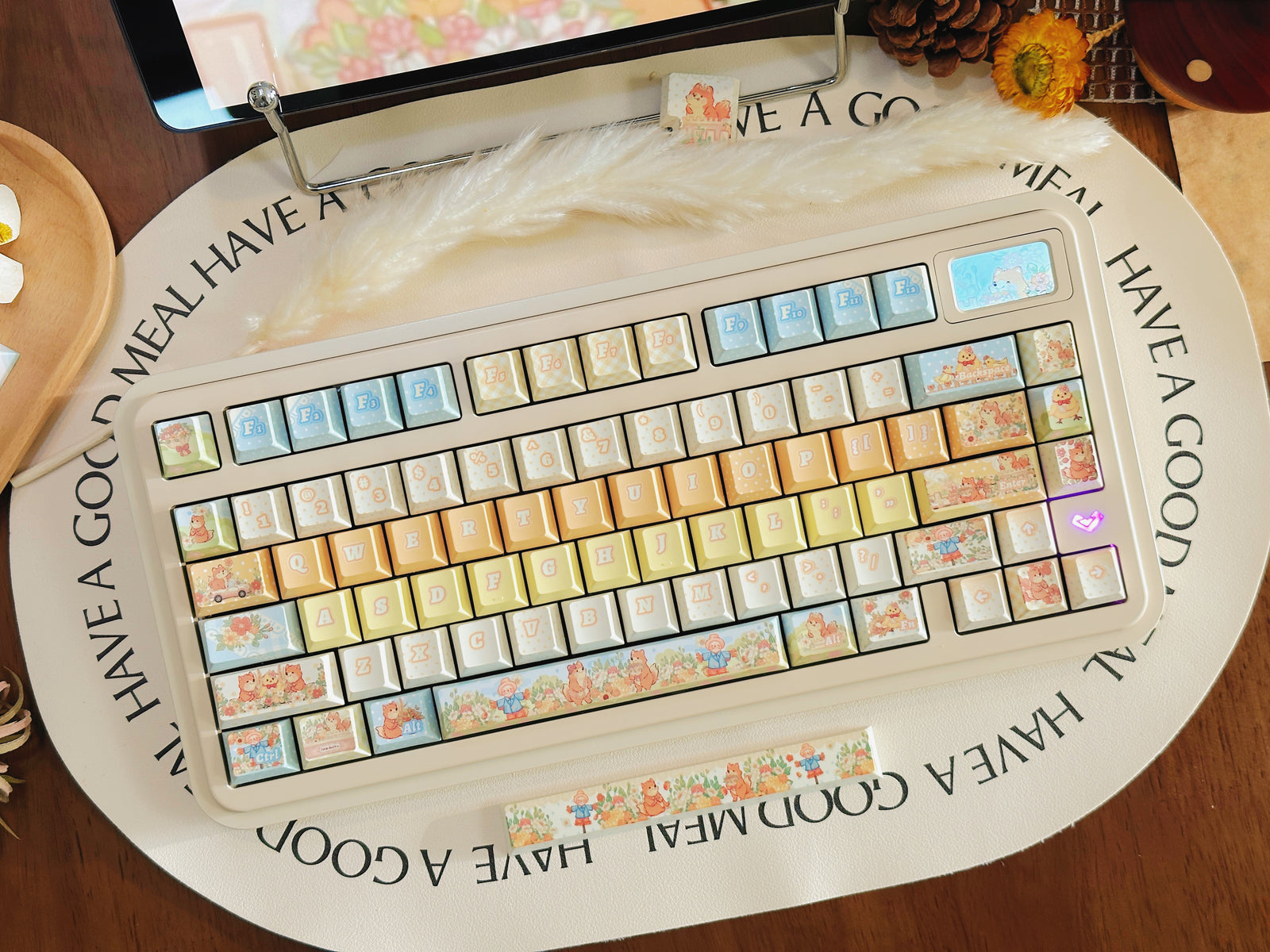 [In Stock] Li Li Mai Tian PBT Cherry Keycaps