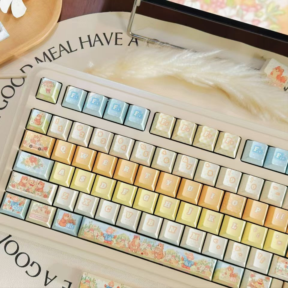 [In Stock] Li Li Mai Tian PBT Cherry Keycaps