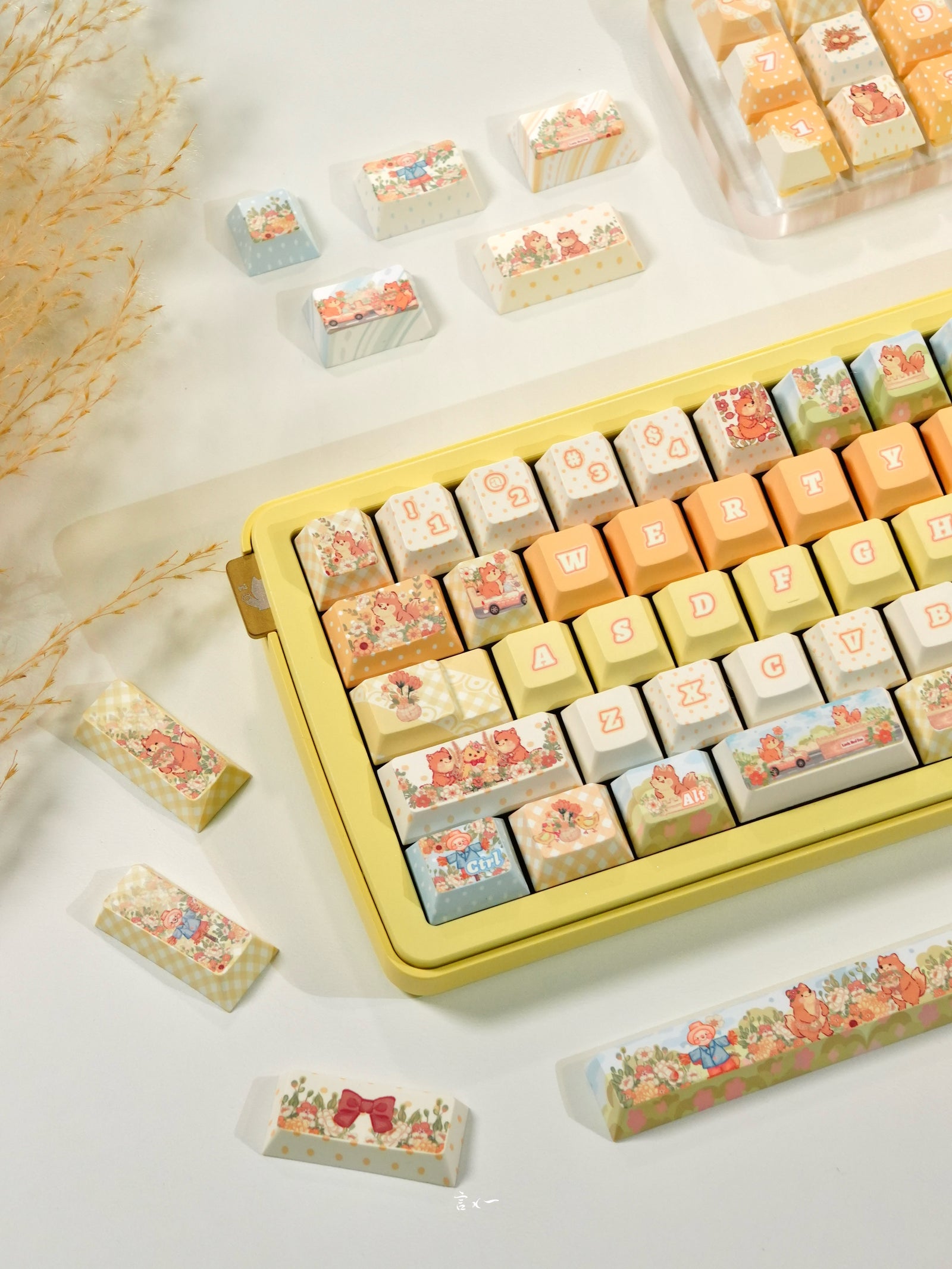 [In Stock] Li Li Mai Tian PBT Cherry Keycaps