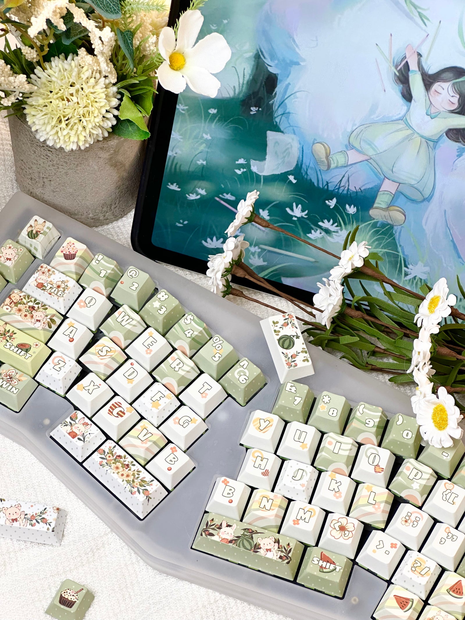 [In Stock] Banxia Dye Sublimation PBT Cherry Profile Keycaps