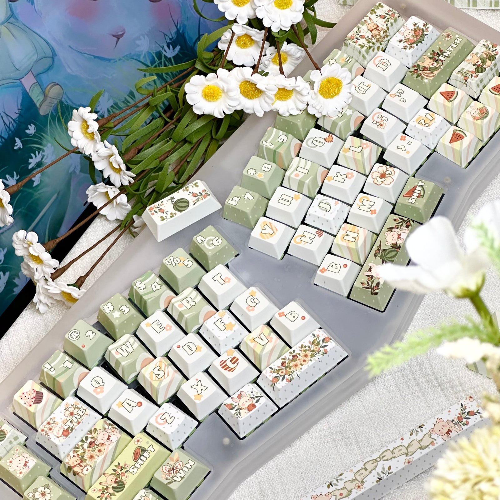 [In Stock] Banxia Dye Sublimation PBT Cherry Profile Keycaps