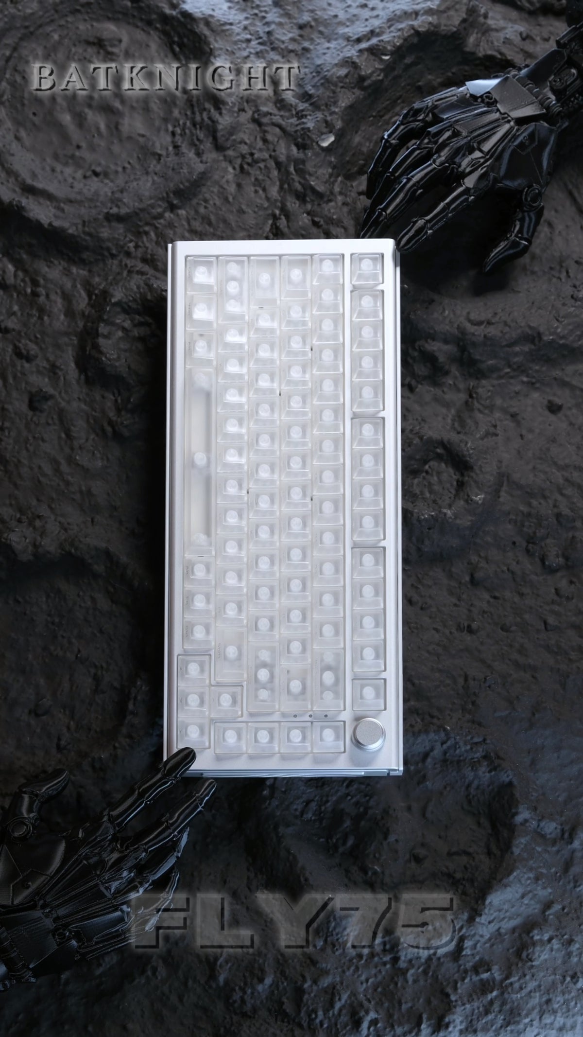[In-stock ]Bat Knight FLY75 | 75% Aluminum Magnetic Switch Keyboard – Quick Detachable Waterproof Wired Gaming Keyboard