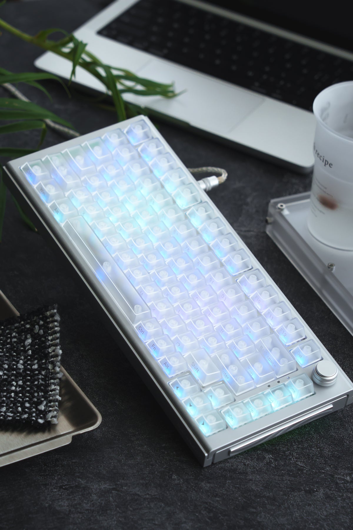[In-stock ]Bat Knight FLY75 | 75% Aluminum Magnetic Switch Keyboard – Quick Detachable Waterproof Wired Gaming Keyboard