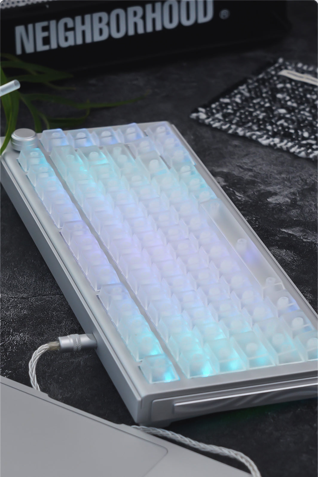 [In-stock ]Bat Knight FLY75 | 75% Aluminum Magnetic Switch Keyboard – Quick Detachable Waterproof Wired Gaming Keyboard